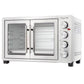 MegaChef 45 Liter Electric French Door Rotisserie Convection Counter Top Oven