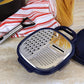 Oster Flat Bluemarine 3 Piece Grater Slicer & Container Set Navy Blue