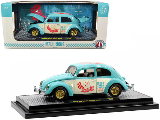 1952 Volkswagen Beetle Deluxe Model Light Blue Wimbledon White “Maui & Sonsâ€