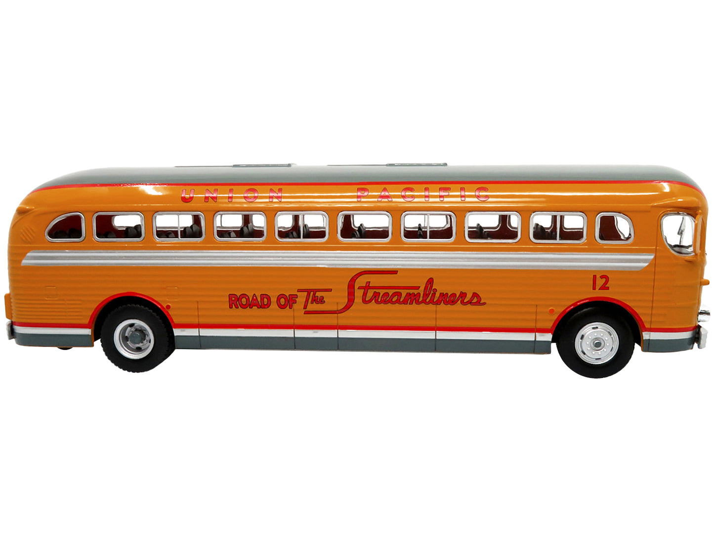 1948 GM PD-4151 Silversides Coach Bus Union Pacific: Road of the Steamliners Vi