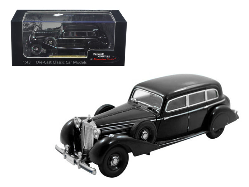 1938 Mercedes 770K Sedan Black 1/43 Diecast Car Model Signature Models