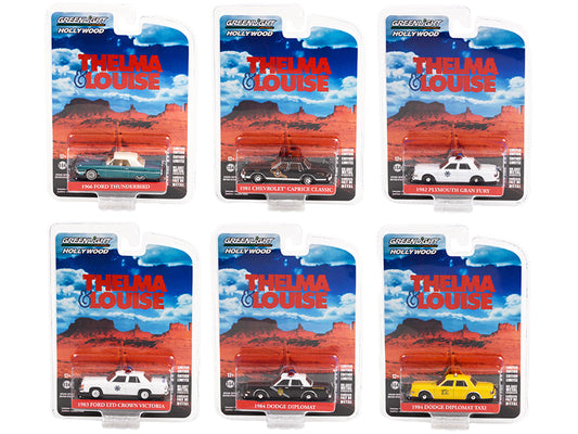 Thelma & Louise 1991 Movie Set of 6 Pcs Hollywood Special Edition 1/64 Diecast