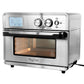 MegaChef 25L 1800W Multifunction Air Fryer Countertop Toaster Oven w 21 Presets