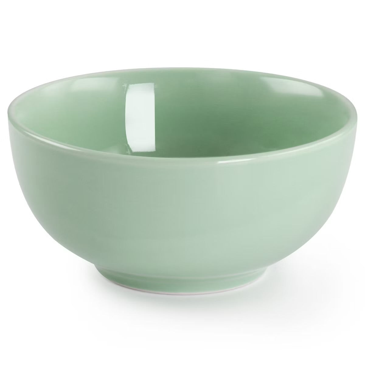 Elama Luna 18 Piece Mint Green Porcelain Dinnerware Set w Service For 6