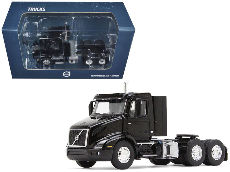 Volvo VNR 300 Day Cab Sable Black Metallic 1/50 Diecast Car First Gear