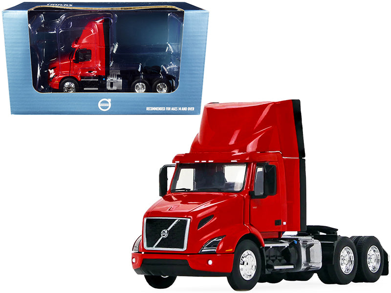 Volvo VNR 300 Day Cab w Roof Fairing Truck Tractor Crossroad Red 1/50 Diecast M