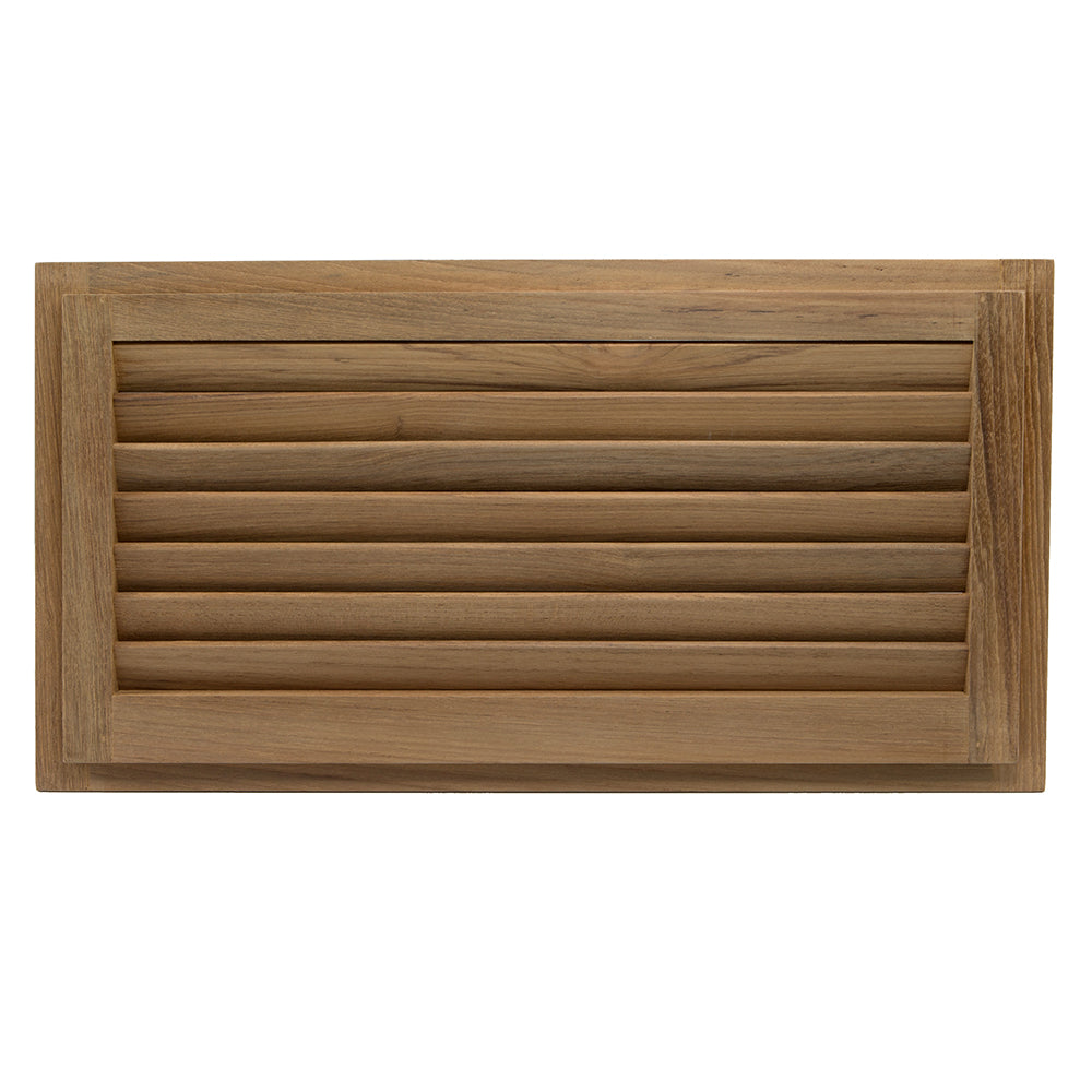 Whitecap Teak Louvered Insert - 9-3/8" x 18" x 3/4" [60716]