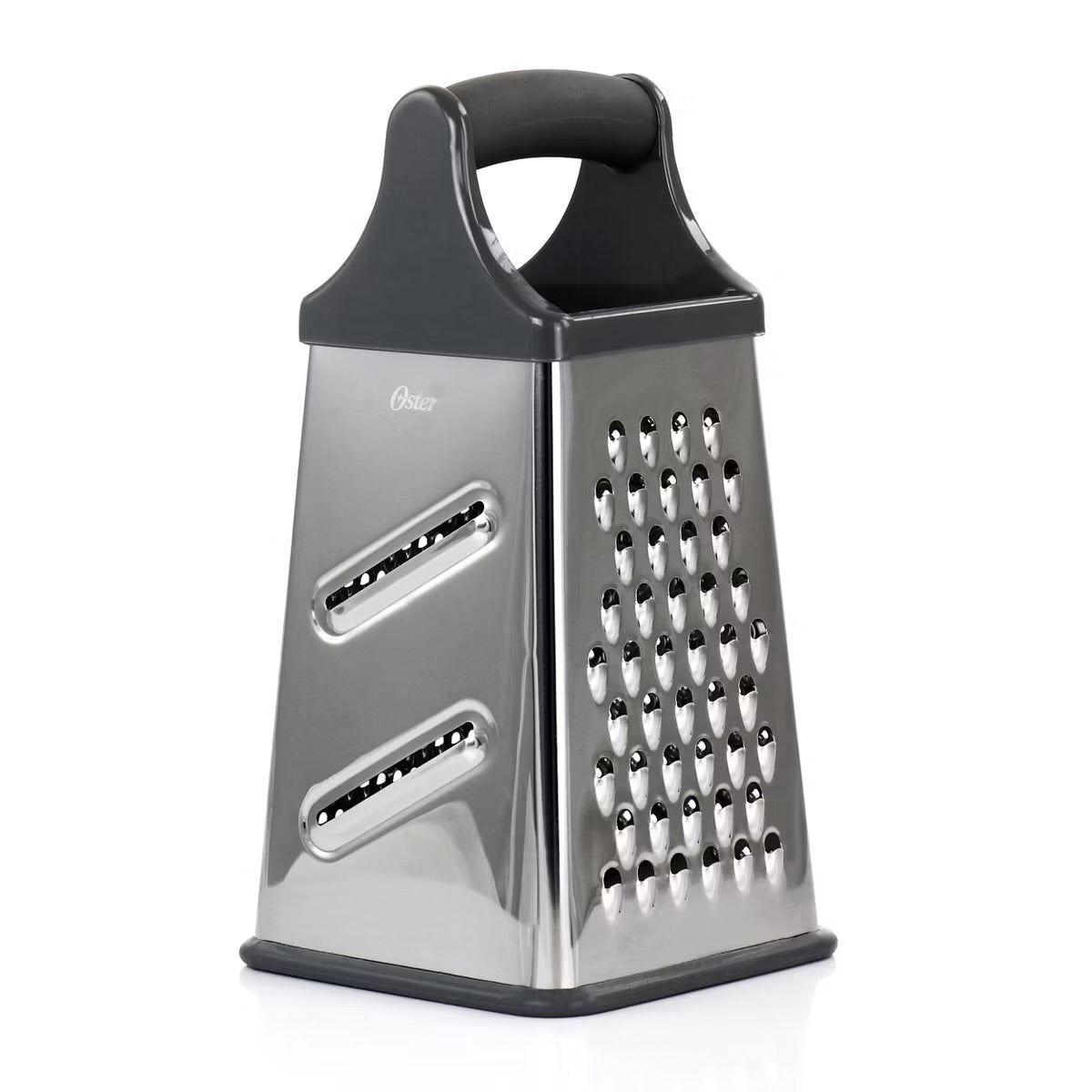 Oster Stainless Steel Four Sided Box Grater Slicer Coarse Medium Fine