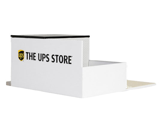 The UPS Store Diorama Mechanic's Corner for 1/64 Scale Models Greenlight