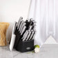 Oster Baldwyn 22 Piece Stainless Steel Handle Cutlery Set w Wooden Block