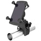 RAM Mount Tough-Claw Mount w/Universal X-Grip Phone Holder [RAM-HOL-UN7-400U]