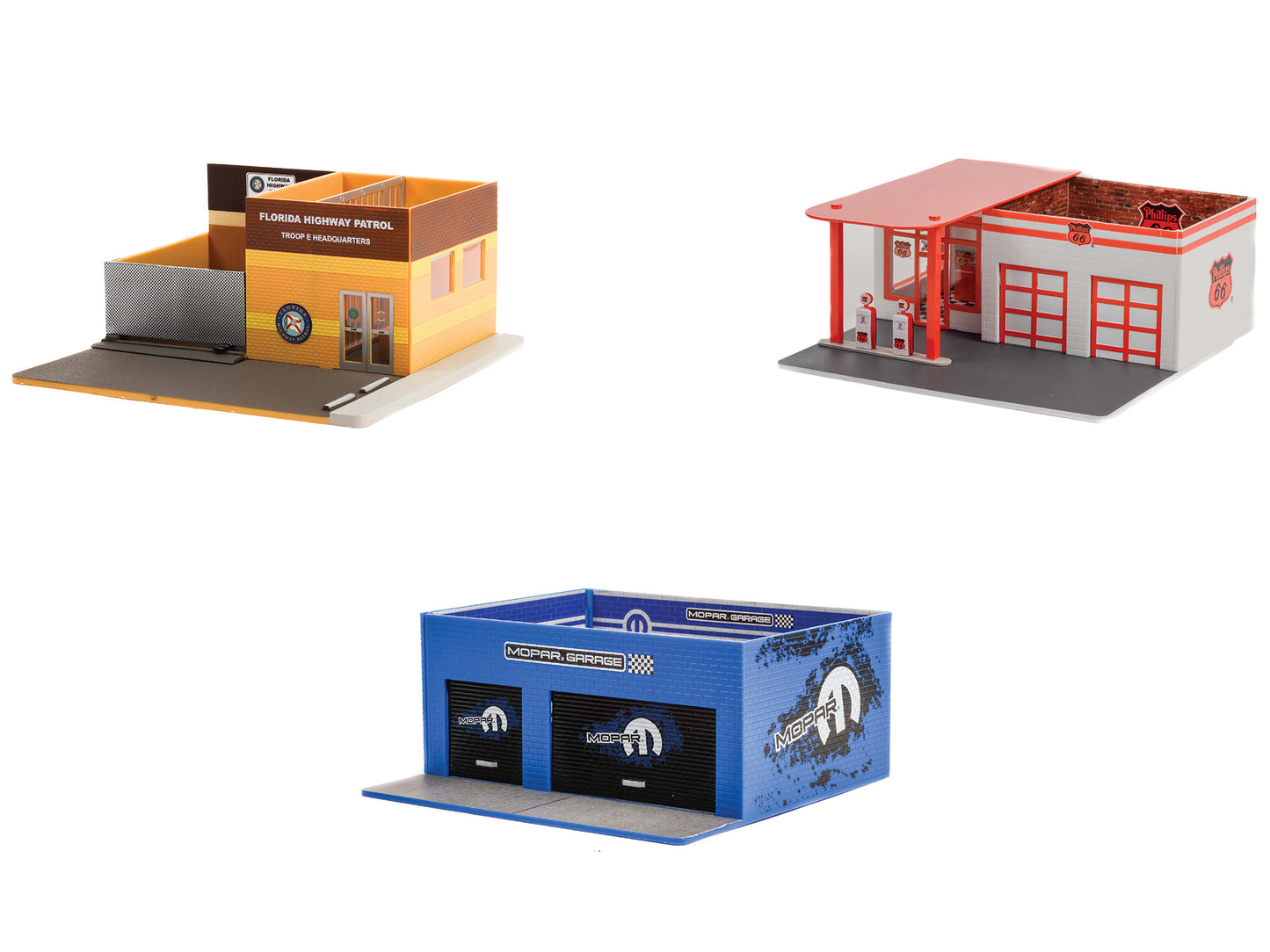 Mechanic's Corner 3 piece Diorama Set Series 9 for 1/64 Scale Models Greenlight