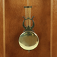 Bedford 26” Golden Oak Wood Finish Wall Clock w Swinging Pendulum & 4 Chimes