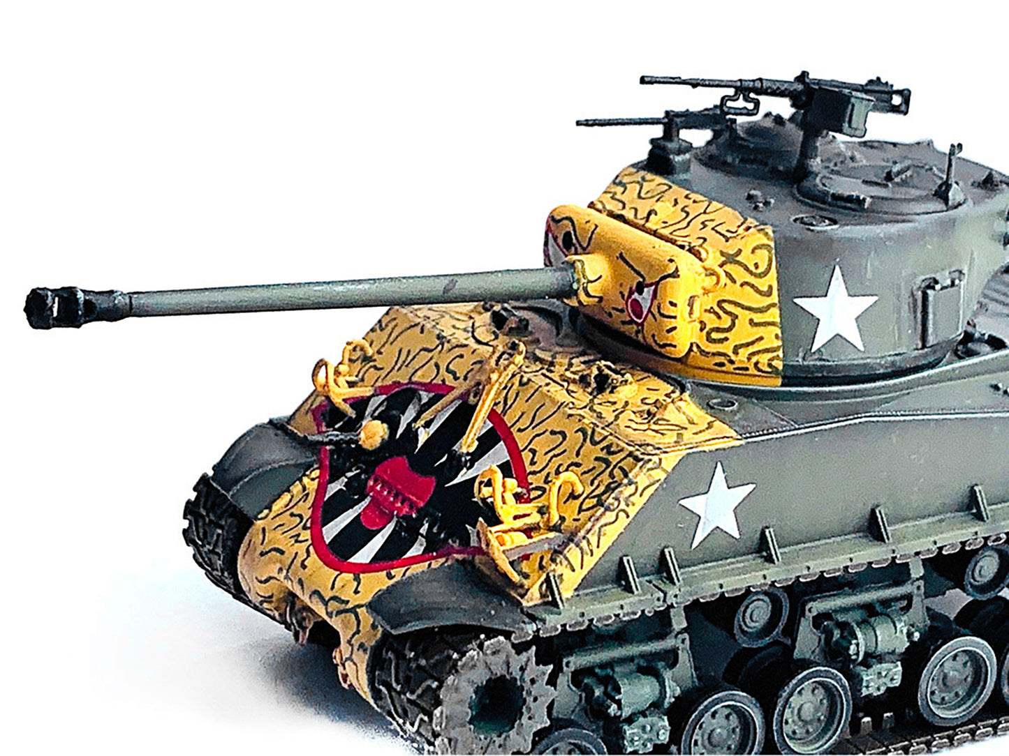 United States M4A3E8 Sherman Tiger Face Tank Olive Drab 25th Infantry Division