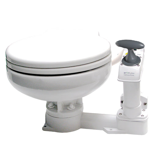 Johnson Pump AquaT Manual Marine Toilet - Super Compact [80-47625-01]