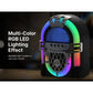 Victor Mini Bluetooth Jukebox w Multicolor LED Lighting