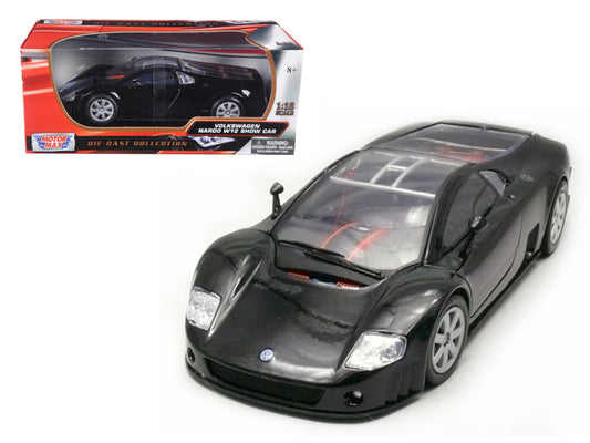 Volkswagen Nardo W12 Show Car Black 1/18 Diecast Car Motormax