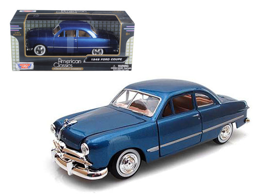 1949 Ford Coupe Blue 1/24 Diecast Car Motormax