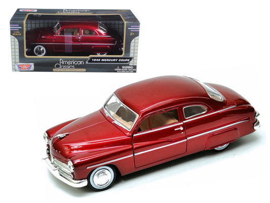 1949 Mercury Red 1/24 Diecast Car Motormax