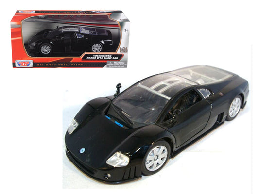 Volkswagen Nardo W12 Show Car Black 1/24 Diecast Car Motormax