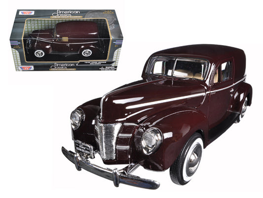 1940 Ford Sedan Delivery Brown 1/24 Diecast Car Motormax