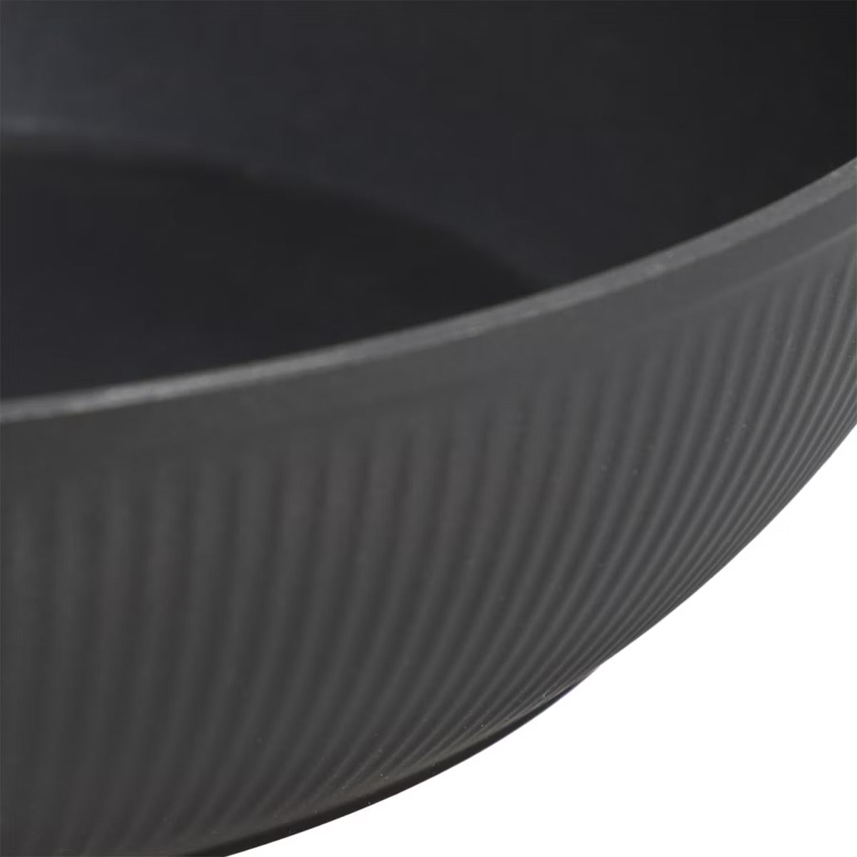 Oster Abbottsford 11" Nonstick Round Aluminum Wok in Black