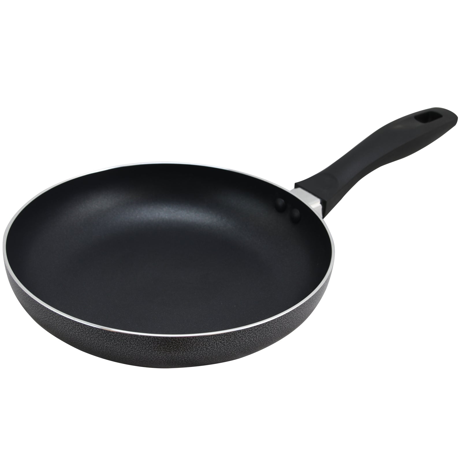 Oster Clairborne 9.5" Aluminum Hammer Tone Frying Pan in Charcoal Grey