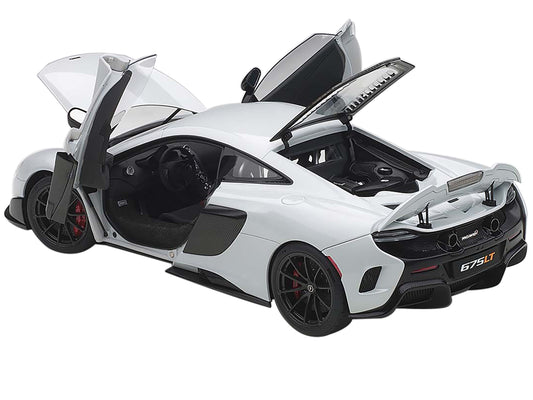 Mclaren 675LT Silica White 1/18 Model Car Autoart