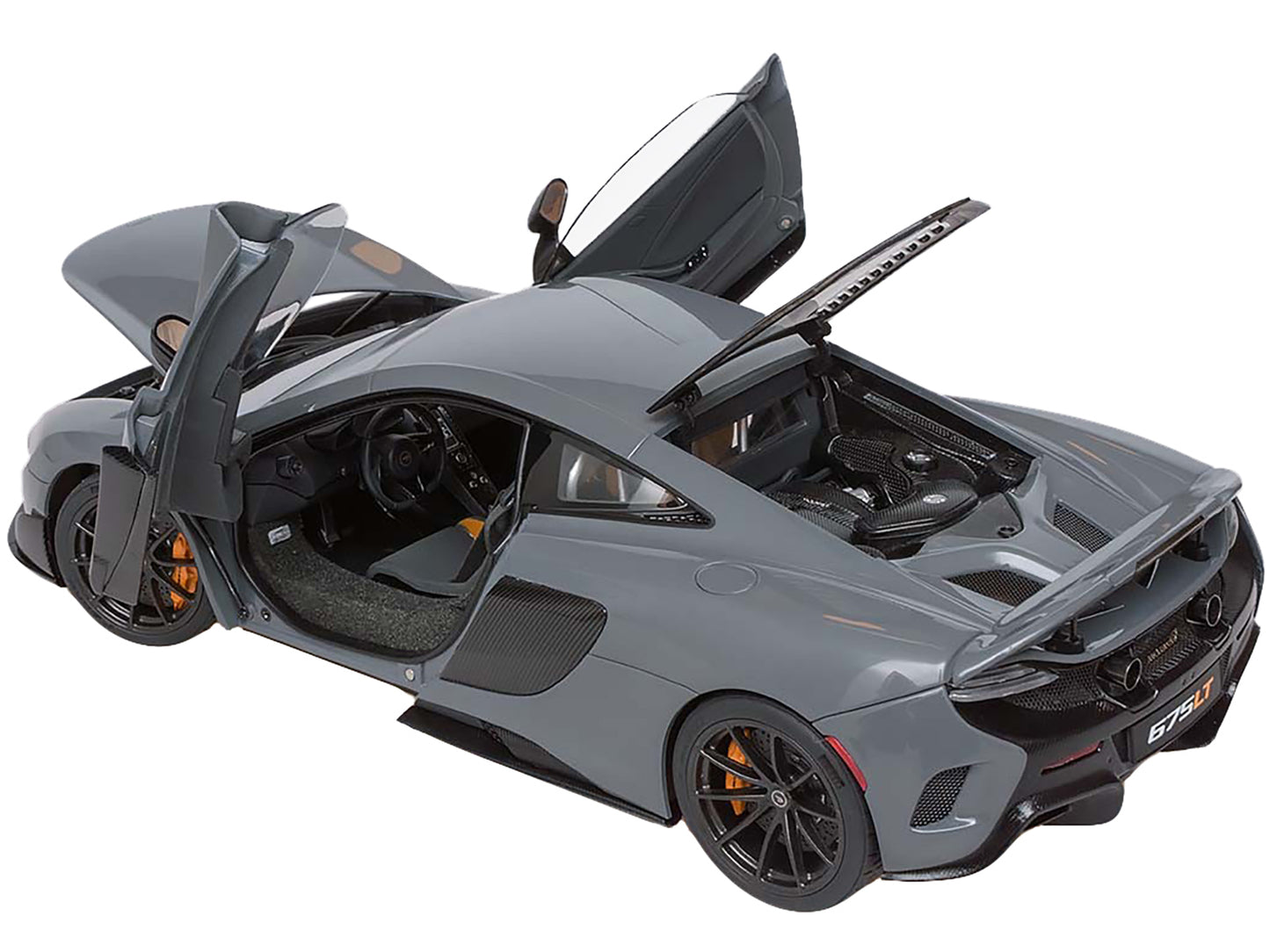 Mclaren 675LT Chicane Gray 1/18 Model Car Autoart