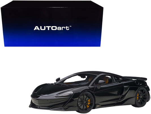 Mclaren 600LT Onyx Black Carbon 1/18 Model Car Autoart