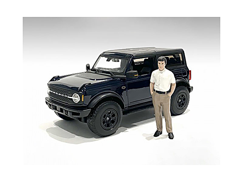 The Dealership Customer I Figurine for 1/18 Scale Models American Diorama