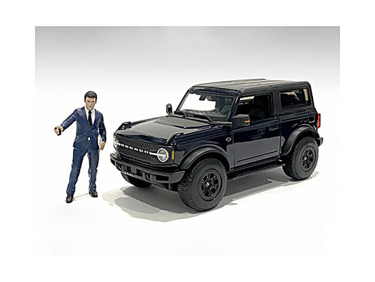 The Dealership Male Salesperson Figurine for 1/24 Scale Models American Diorama