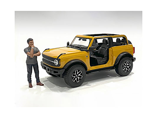 The Dealership Customer III Figurine for 1/24 Scale Models American Diorama