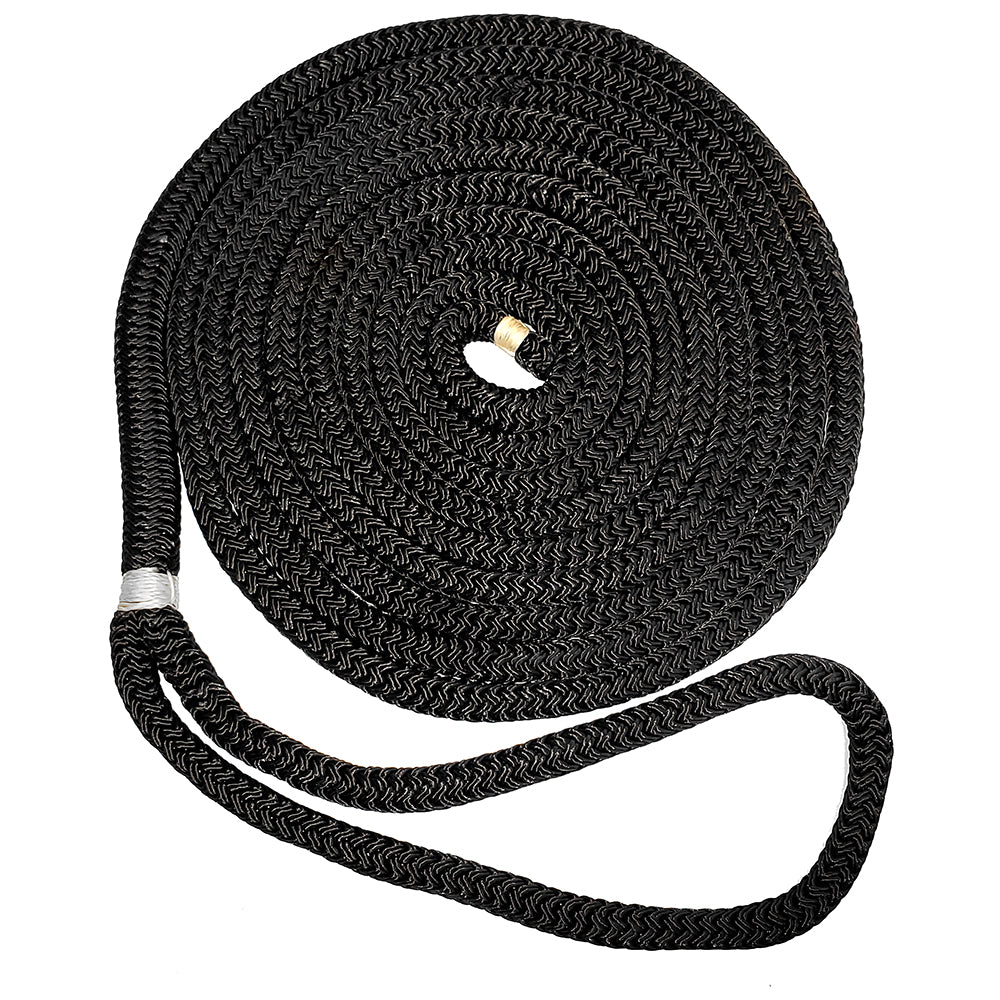 New England Ropes 3/4" Double Braid Dock Line - Black - 25 [C5054-24-00025]