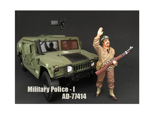 WWII Military Police Figure I For 1:18 Scale Models American Diorama