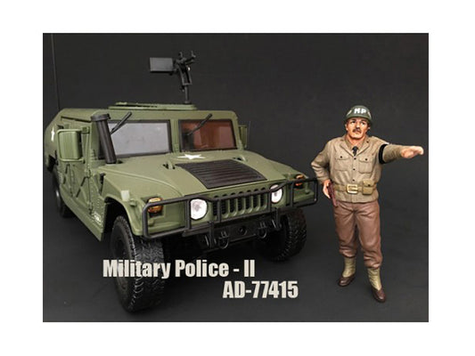 WWII Military Police Figure II For 1:18 Scale Models American Diorama