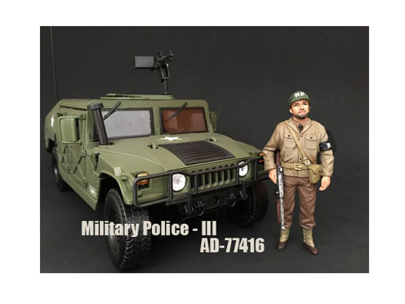 WWII Military Police Figure III For 1:18 Scale Models American Diorama