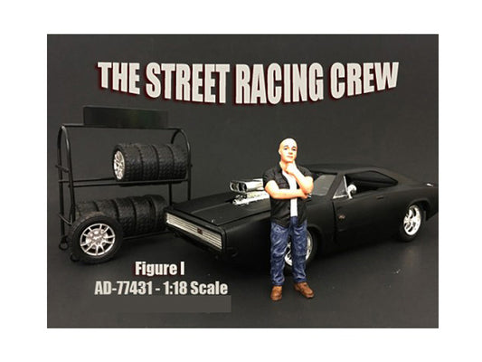 The Street Racing Crew Figure I For 1:18 Scale Models American Diorama