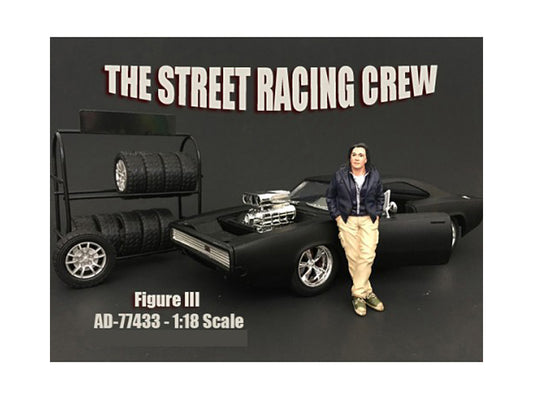 The Street Racing Crew Figure III For 1:18 Scale Models American Diorama