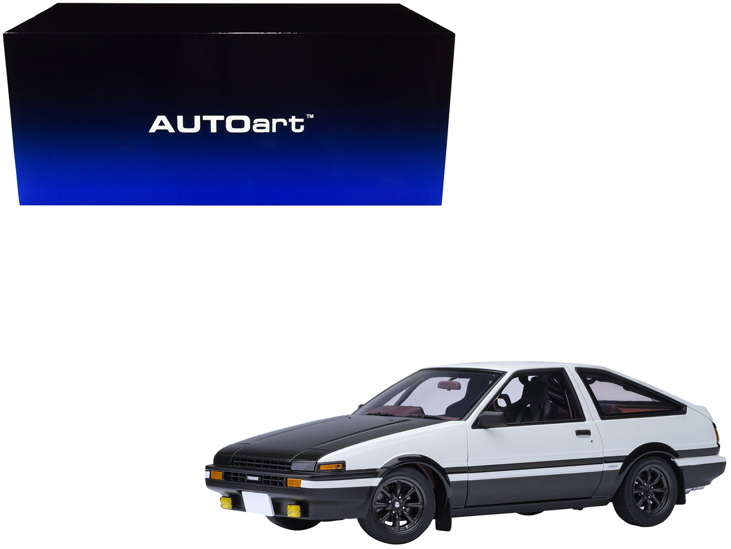 Toyota Sprinter Trueno AE86 RHD Right Hand Drive Project D Final Version White w