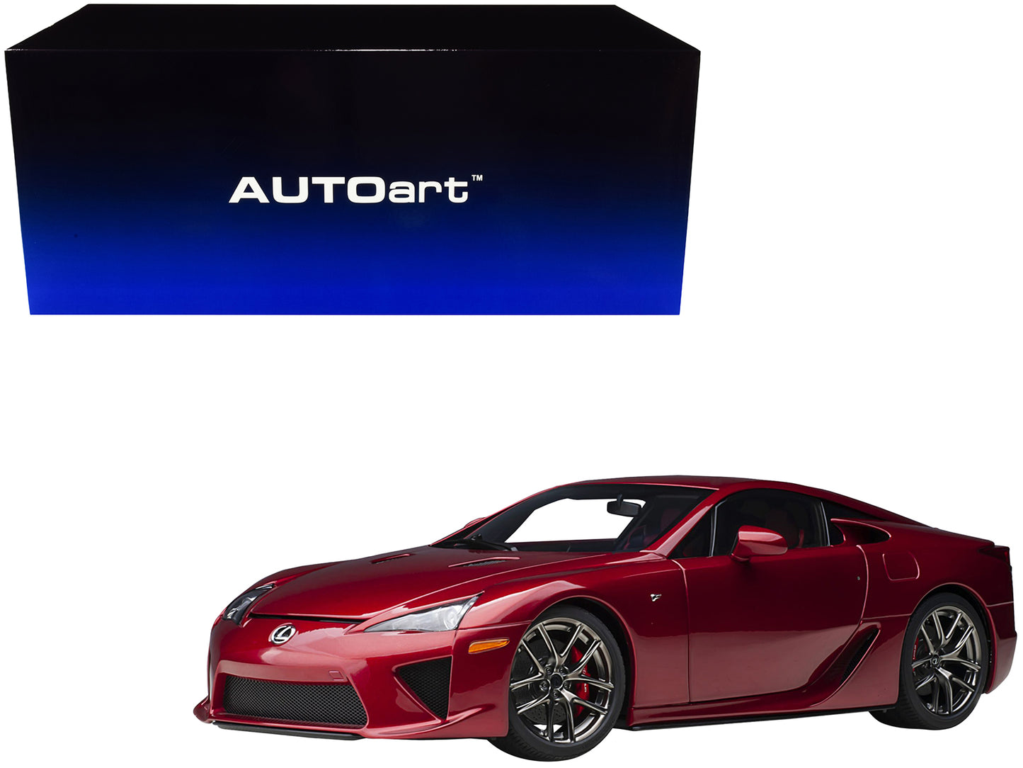 Lexus LFA Pearl Red Metallic 1/18 Model Car Autoart
