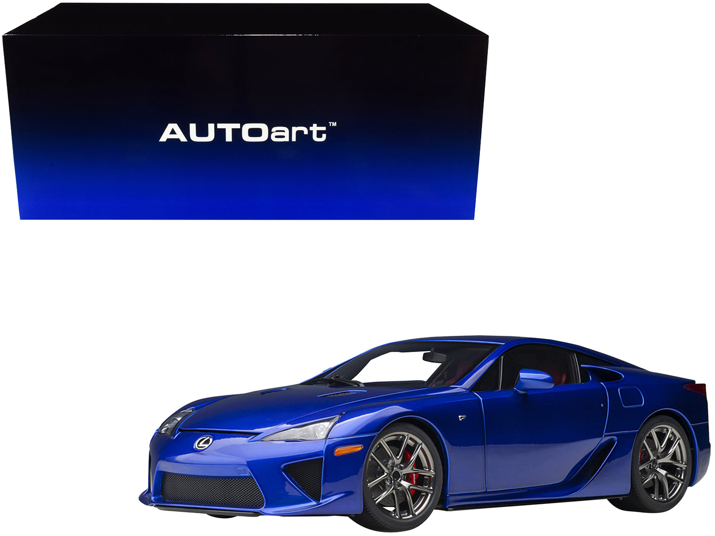 Lexus LFA Pearl Blue Metallic 1/18 Model Car Autoart