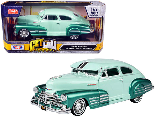 1948 Chevrolet Aerosedan Fleetside Lowrider Pastel Green Green Metallic Two-Ton