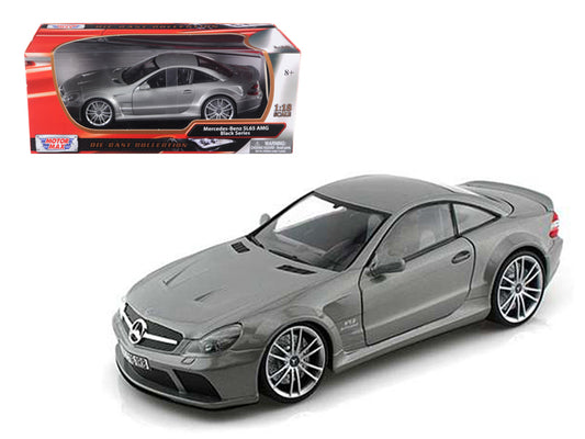 Mercedes SL65 AMG Black Series R230 Grey 1/18 Diecast Car Motormax