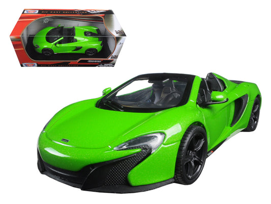 McLaren 650S Spider Green 1/24 Diecast Car Motormax