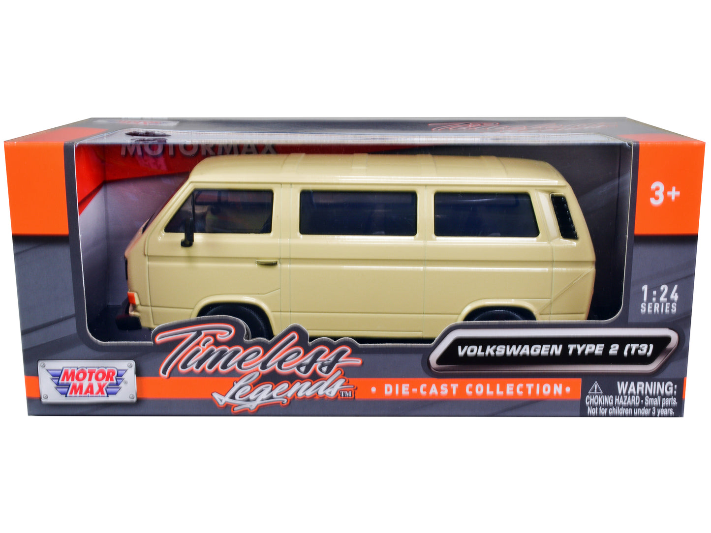 Volkswagen Type 2 T3 Van Beige Timeless Legends Series 1/24 Diecast Car Motorma