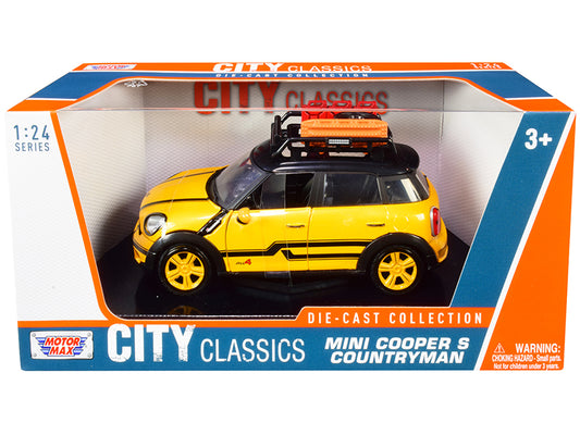 Mini Cooper S Countryman w Roof Rack Accessories Yellow Metallic Black City Cla
