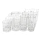 Gibson Home Jewelite 16 Piece Tumbler & Double Old Fashioned Glass Set