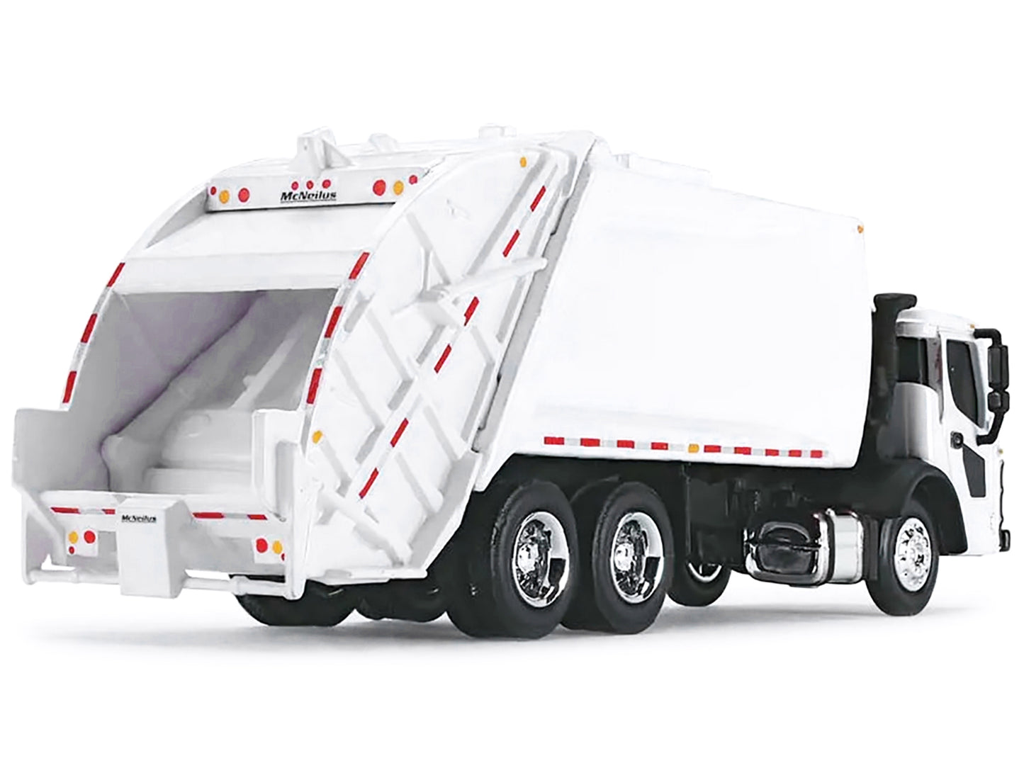 Mack LR w McNeilus Rear Load Refuse Body White 1/87 HO Diecast Model First Gear