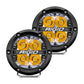 RIGID Industries 360-Series 4" LED Off-Road Spot Beam w/Amber Backlight - Black Housing [36114]